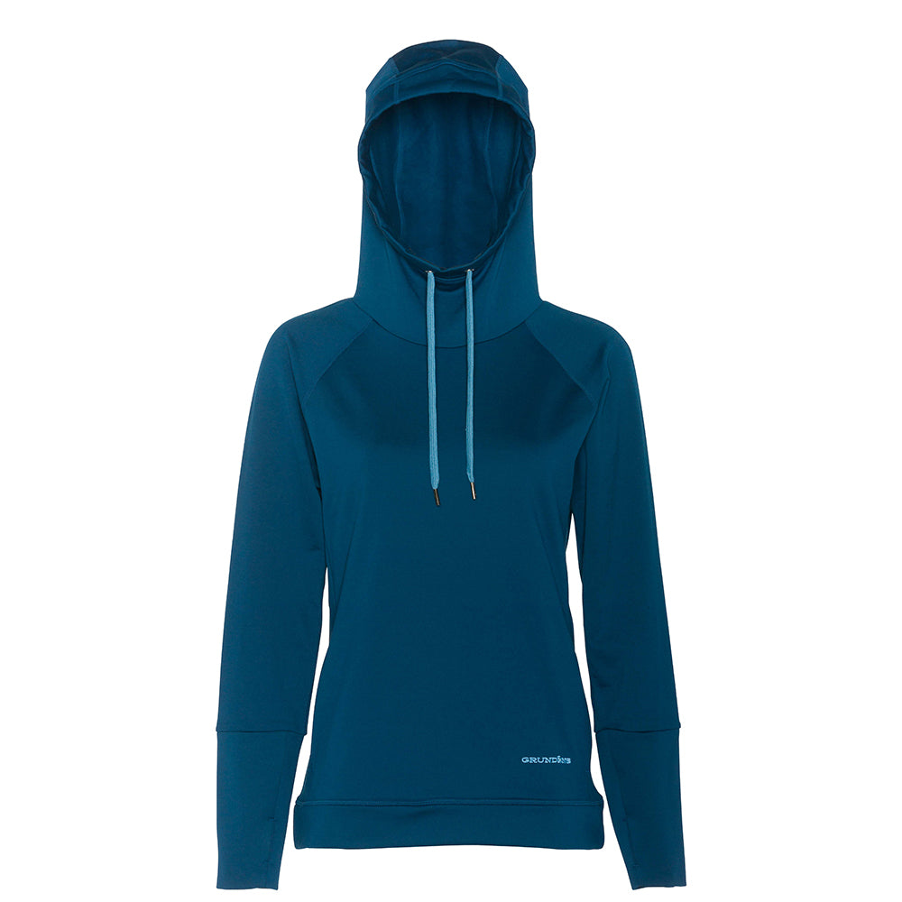 Women's Maris Hoodie Black Product View – Grundens
