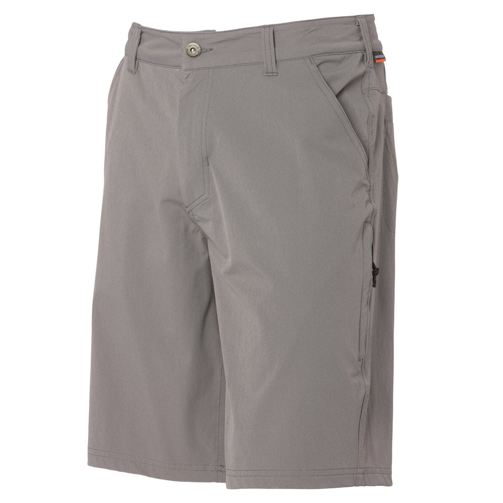 Gaff 11" Short Charcoal Back View – Grundens