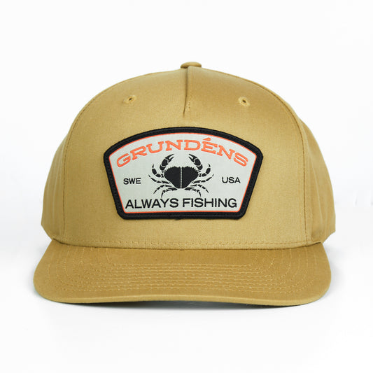 Grundens Hook Trucker Hat - Army Olive/Tan