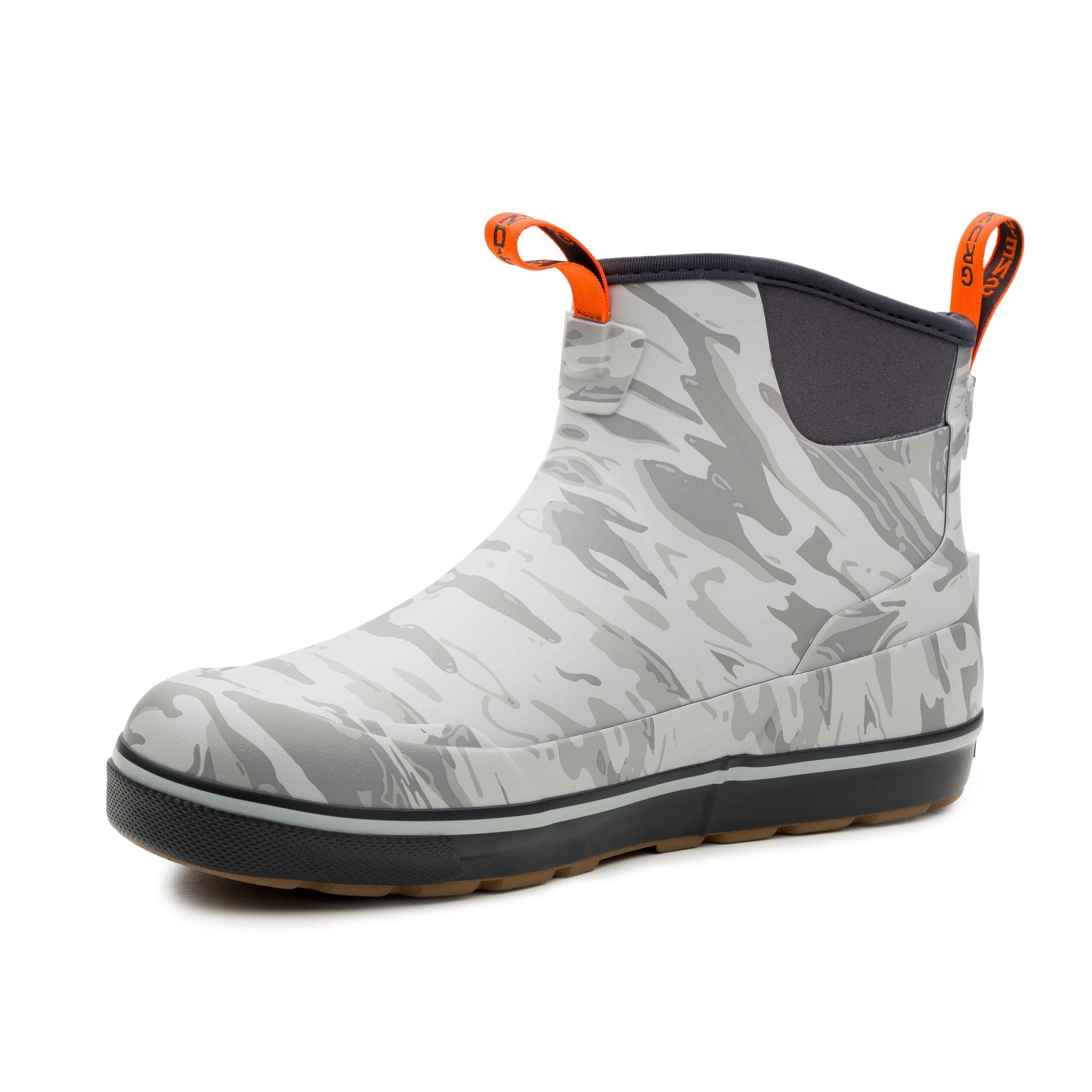 HISEA Men Ankle Deck Boots Waterproof Anti-Slip Sport Rain Fishing
