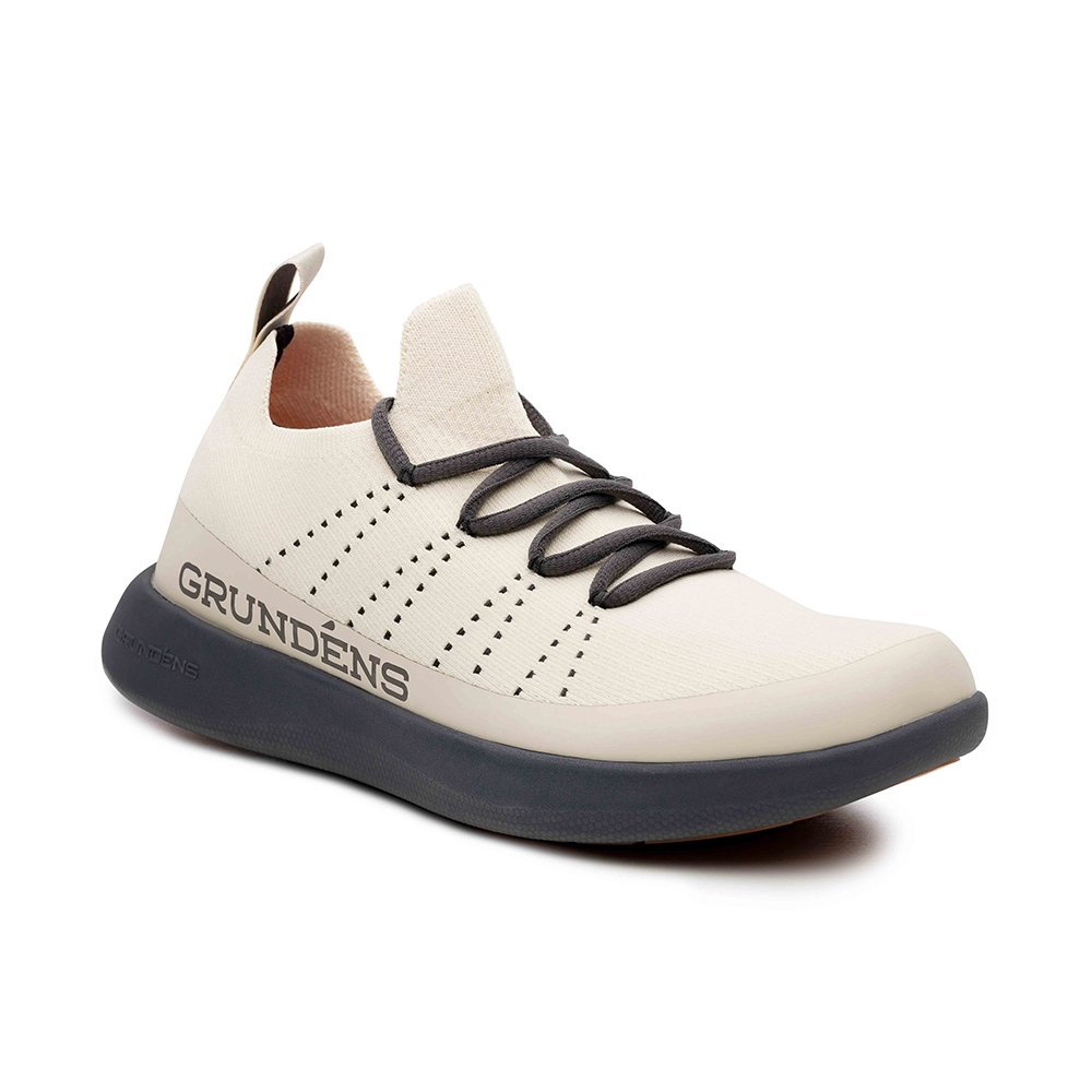 Matching Grundens Sea Knit Boat Shoes with fly fishing gear for