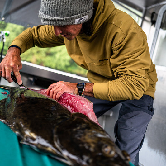 Kryall Hoodie - Sale Lapis Blue Product View – Grundens