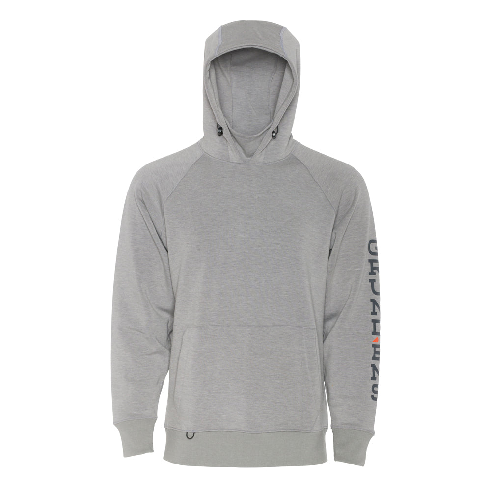 Dillingham Tech Hoodie Black Side View – Grundens