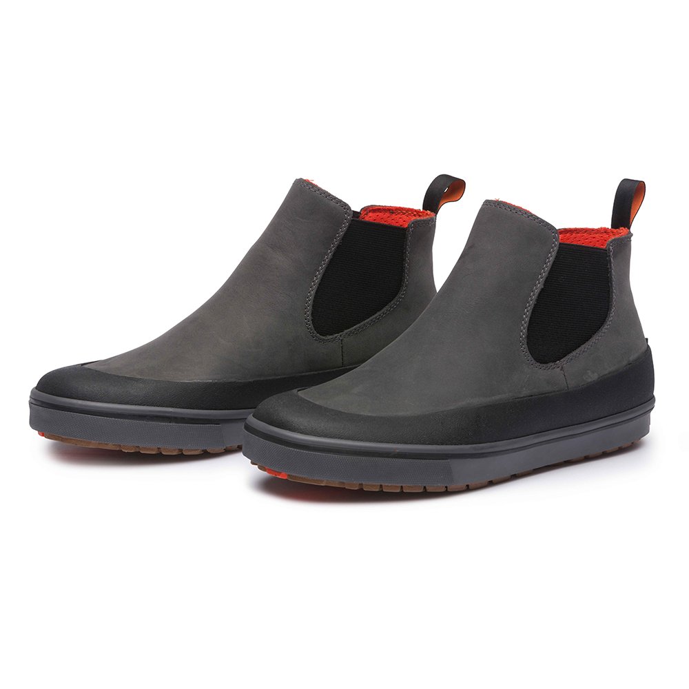 Freeboard Leather Chukka Brown Front View – Grundens