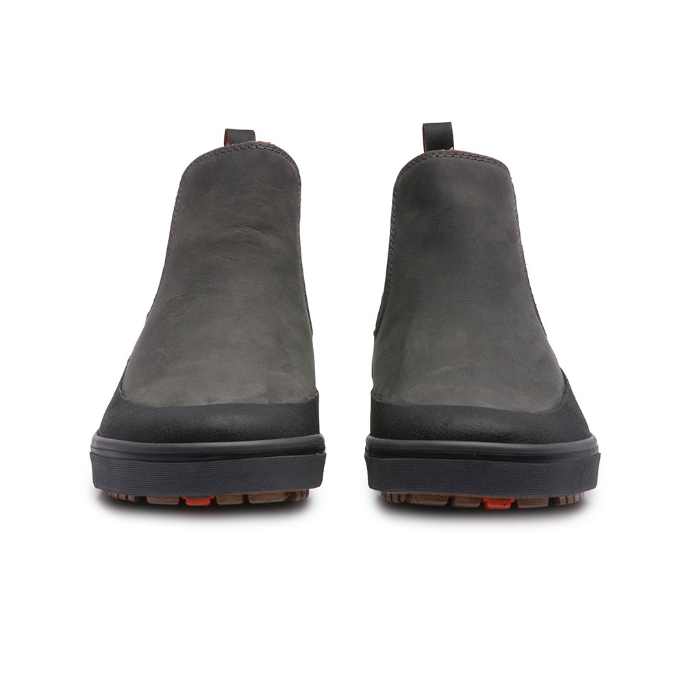 Freeboard Leather Chukka Brown Side View – Grundens
