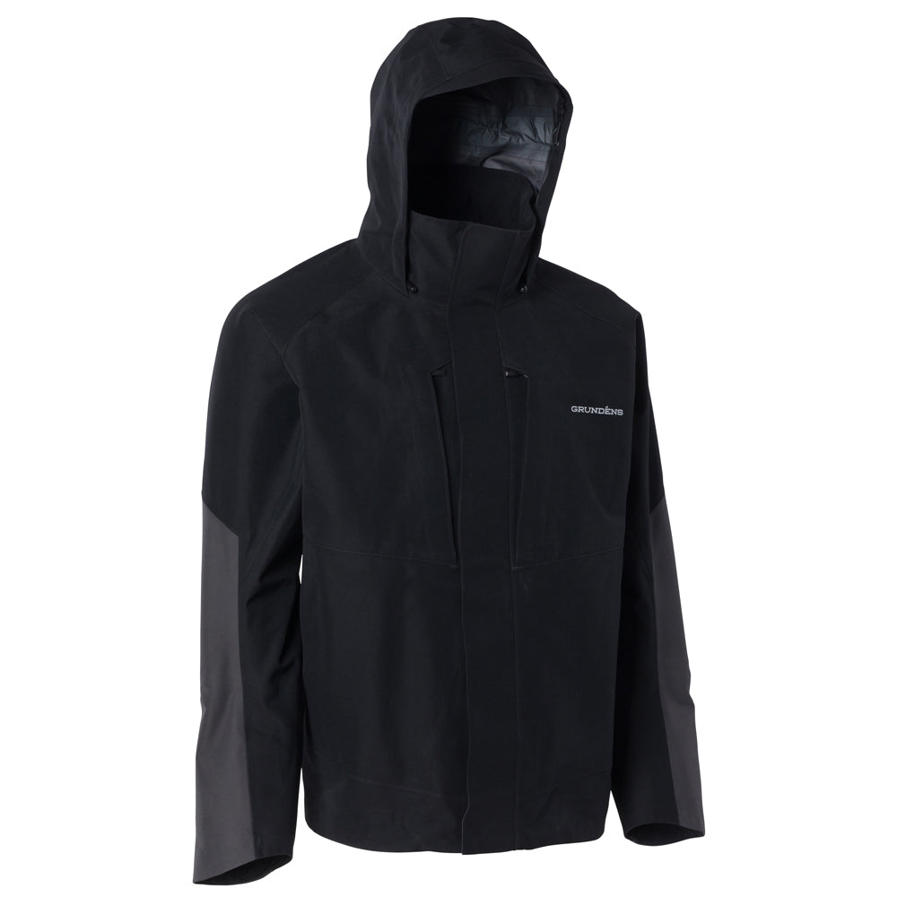 Buoy X Gore-Tex Jacket Deep Lichen Green Side View – Grundens