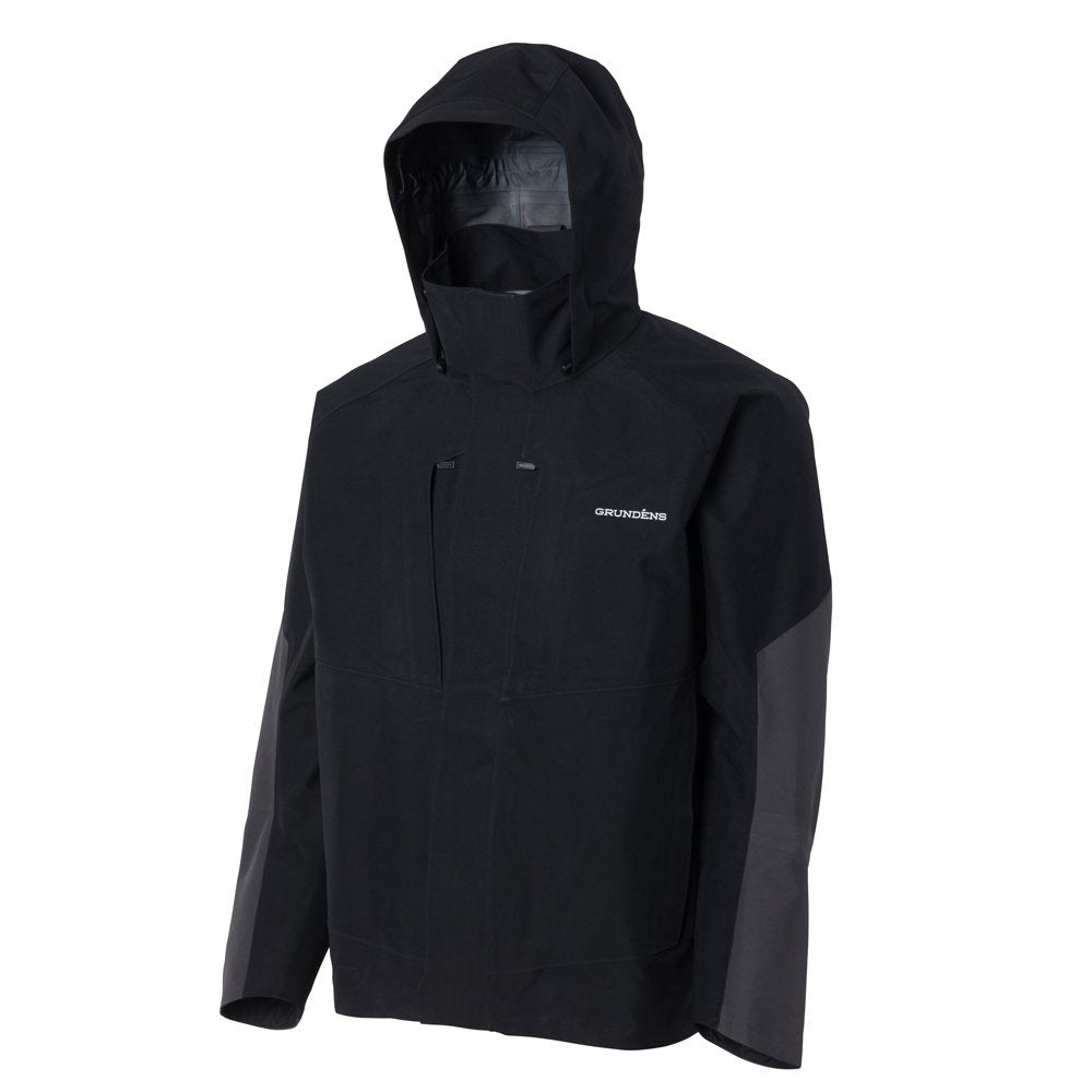Buoy X Gore-Tex Jacket Deep Lichen Green Product View – Grundens