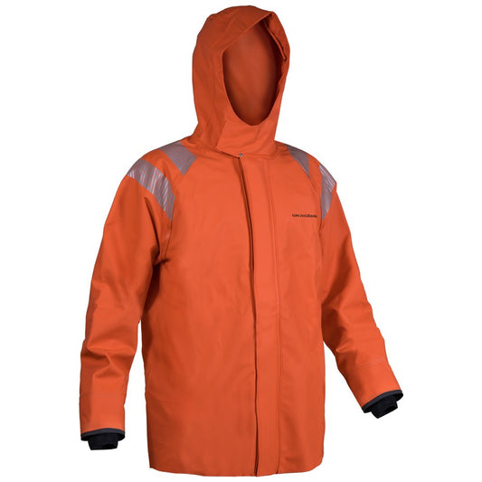 Gage from Grundens Technical Gear Waterproof Fishing Jacket and