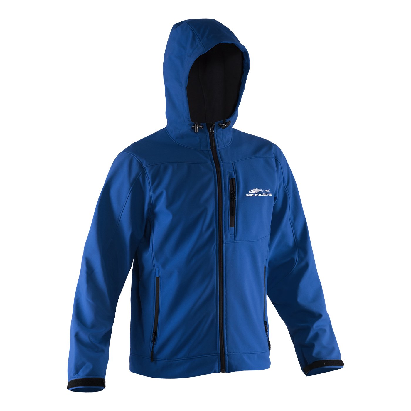 Midway Sport Fishing Jacket Indigo Blue Product View – Grundens