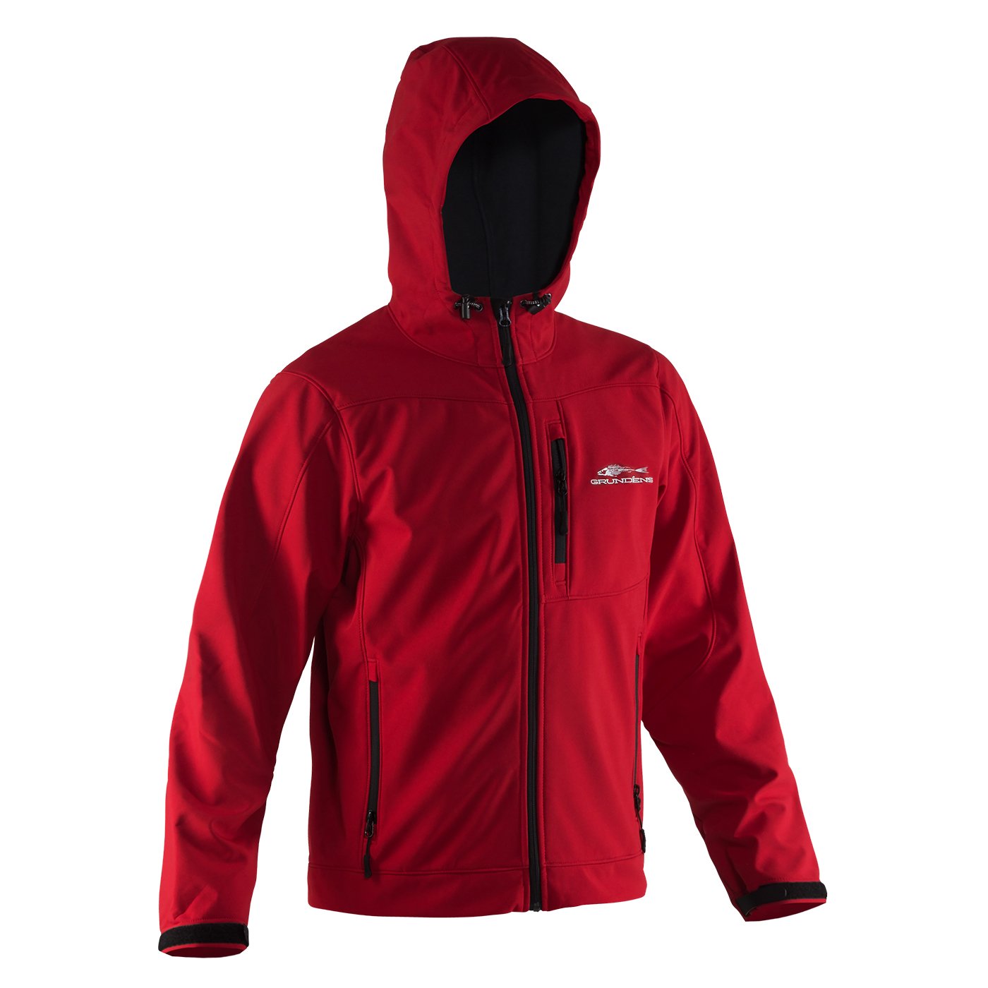 Midway Sport Fishing Jacket Red Product View – Grundens