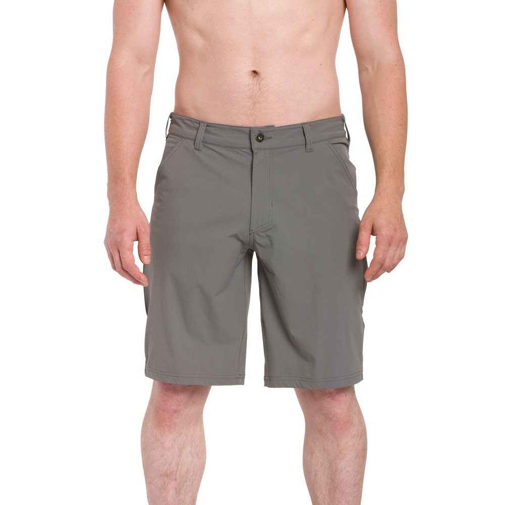 Gaff 11" Short Charcoal Side View – Grundens