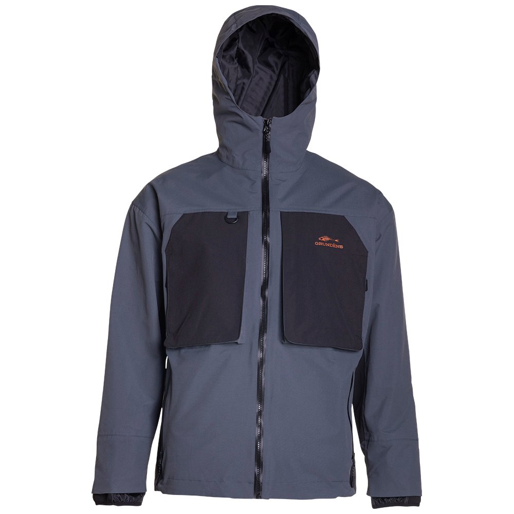 Storm Rider Jacket Dark Slate Product View – Grundens