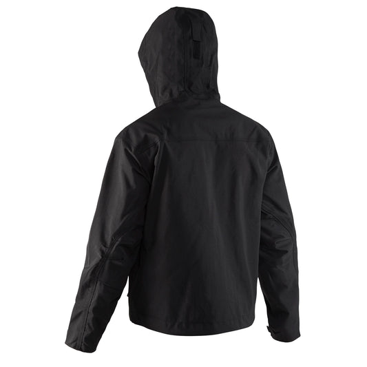 Weather Boss Hooded Jacket Black Back View