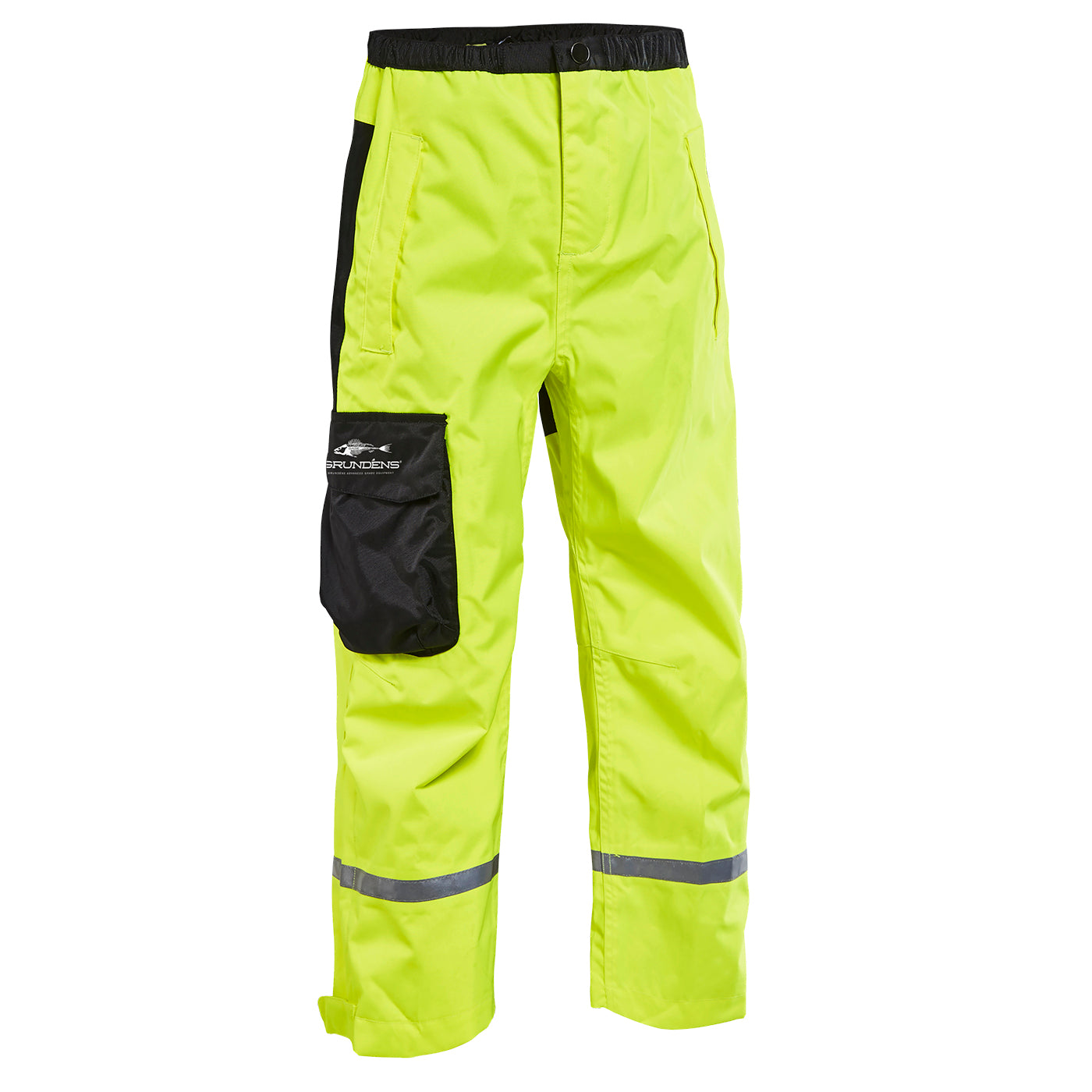 Weather Watch Pant Juniors Hi-Vis Yellow Front View