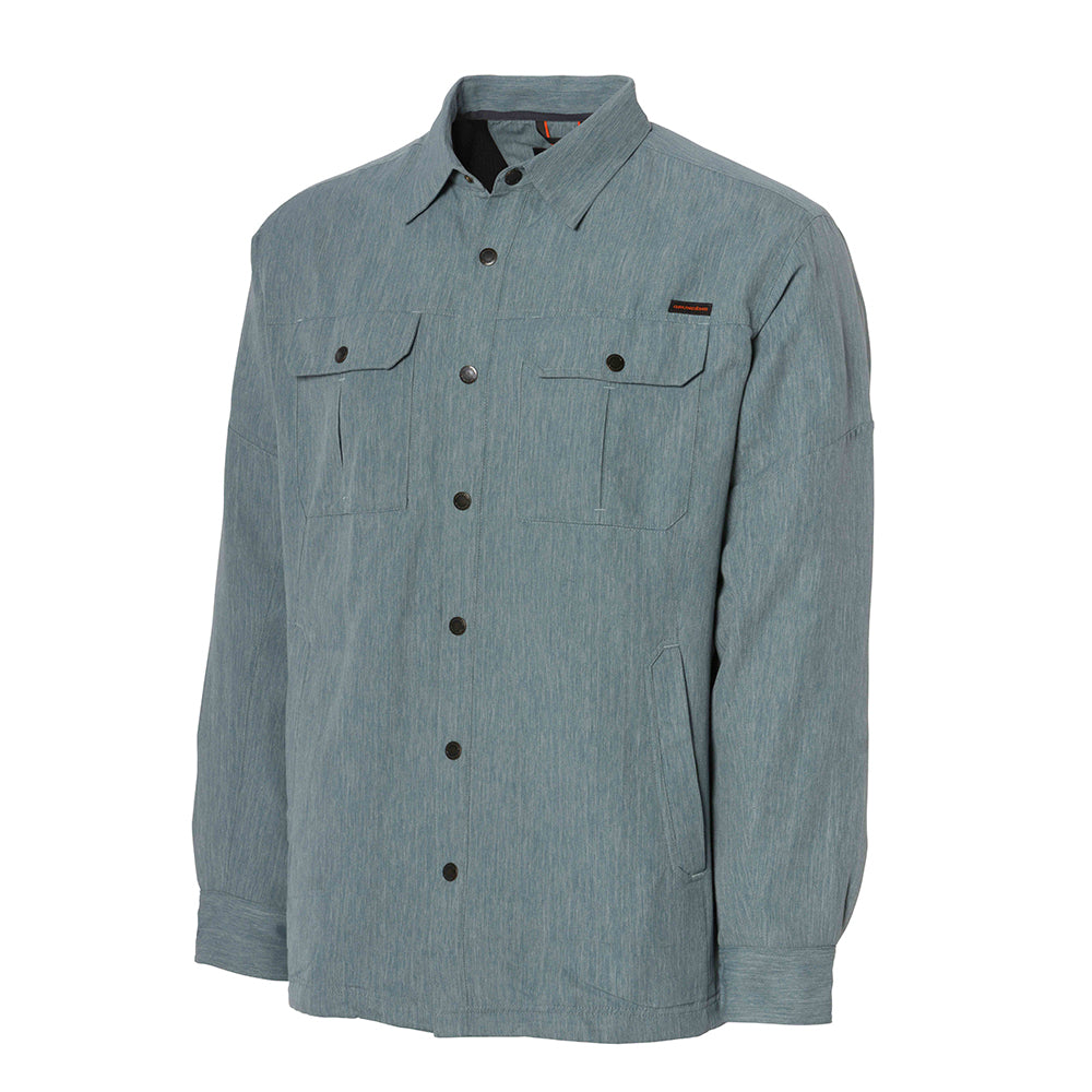 WindChop Insulated Shirt Anchor Side View – Grundens