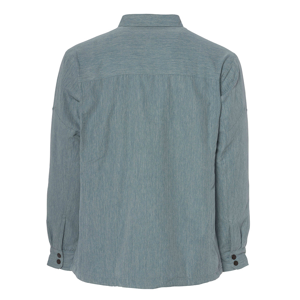 WindChop Insulated Shirt Anchor On Model – Grundens
