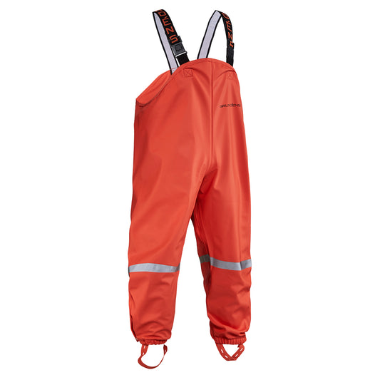 Zenith Bib Trousers Orange Front View