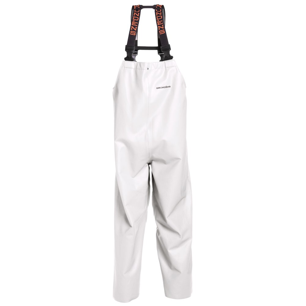 Grundens Men's Clipper 116 Bib Pants White Medium
