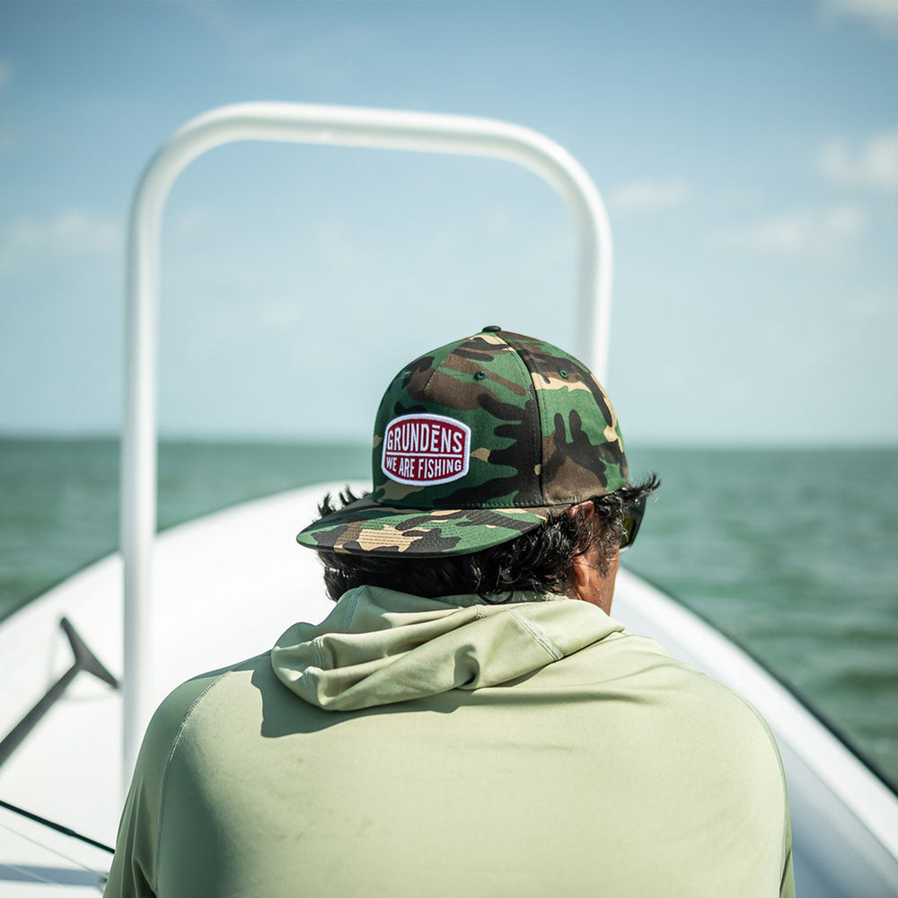 We Are Fishing Camo Trucker