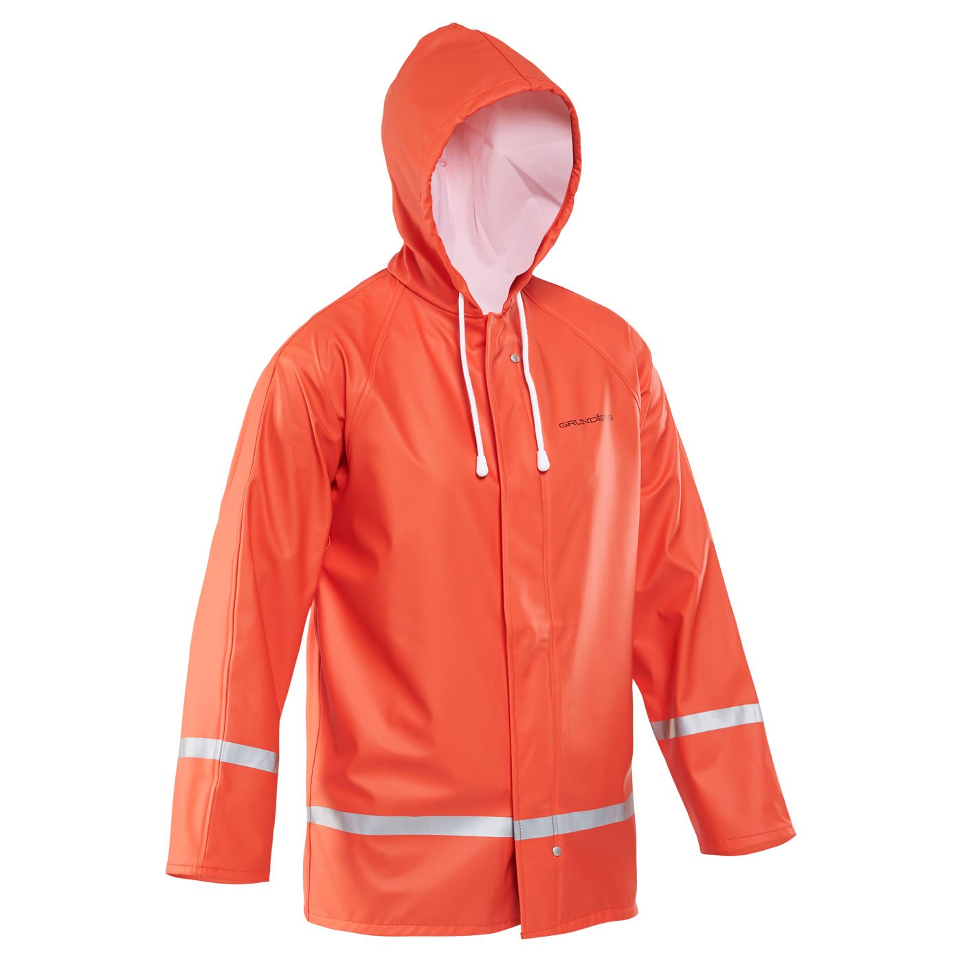 Zenith 282 Hooded Parka Orange Front View